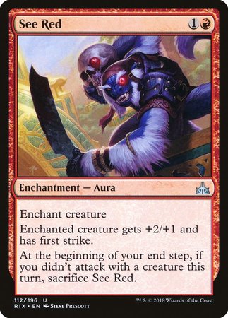 See Red [Rivals of Ixalan] | Jomio and Rueliete's Cards and Comics