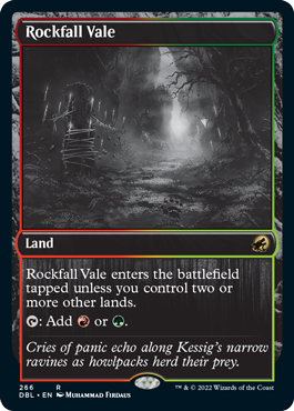 Rockfall Vale [Innistrad: Double Feature] | Jomio and Rueliete's Cards and Comics