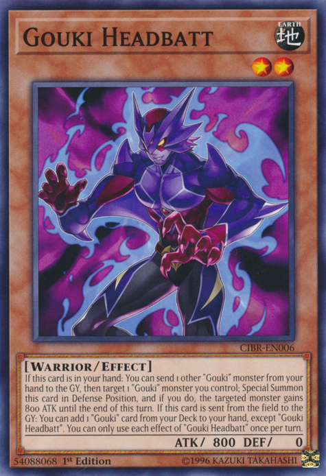 Gouki Headbatt [CIBR-EN006] Common | Jomio and Rueliete's Cards and Comics