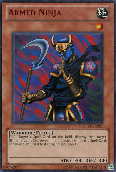 Armed Ninja (Red) [DL13-EN001] Rare | Jomio and Rueliete's Cards and Comics