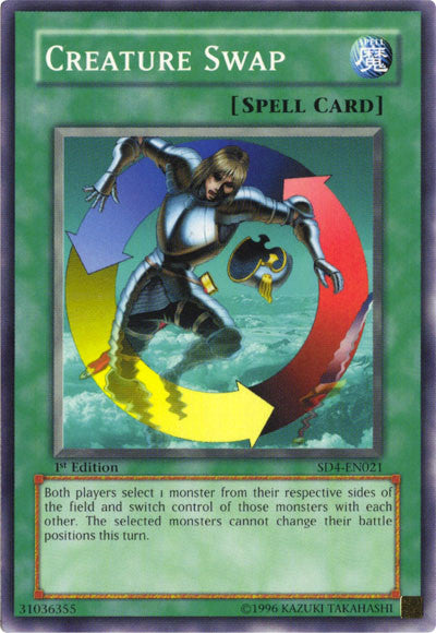 Creature Swap [SD4-EN021] Common | Jomio and Rueliete's Cards and Comics