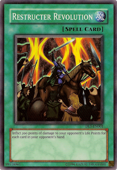 Restructer Revolution [DL5-EN001] Super Rare | Jomio and Rueliete's Cards and Comics