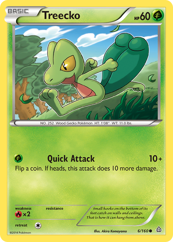 Treecko (6/160) [XY: Primal Clash] | Jomio and Rueliete's Cards and Comics