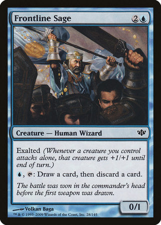 Frontline Sage [Conflux] | Jomio and Rueliete's Cards and Comics
