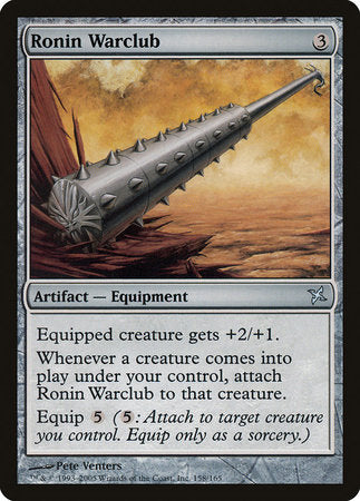 Ronin Warclub [Betrayers of Kamigawa] | Jomio and Rueliete's Cards and Comics