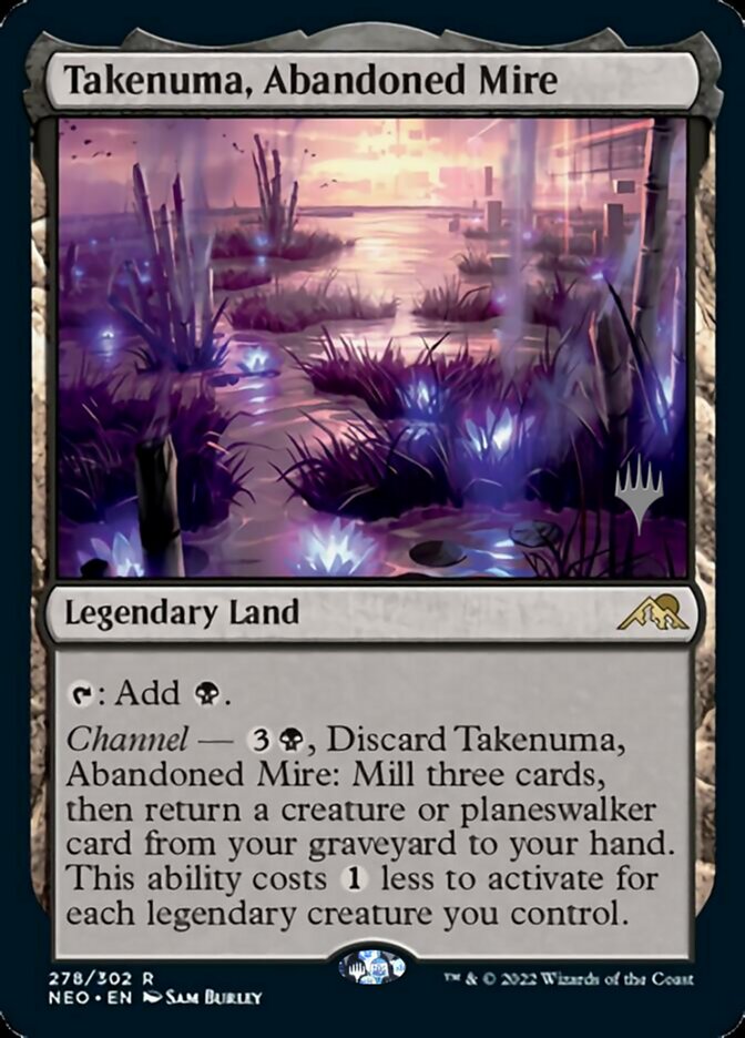 Takenuma, Abandoned Mire (Promo Pack) [Kamigawa: Neon Dynasty Promos] | Jomio and Rueliete's Cards and Comics