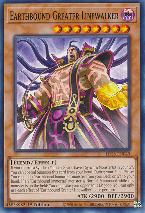 Earthbound Greater Linewalker [LDS3-EN049] Common | Jomio and Rueliete's Cards and Comics
