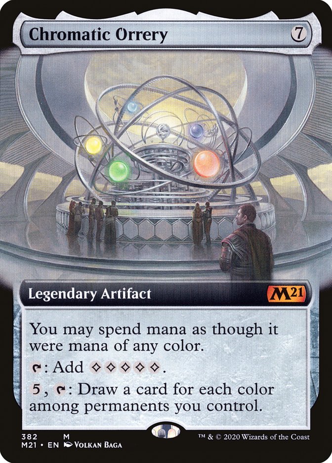Chromatic Orrery (Extended Art) [Core Set 2021] | Jomio and Rueliete's Cards and Comics