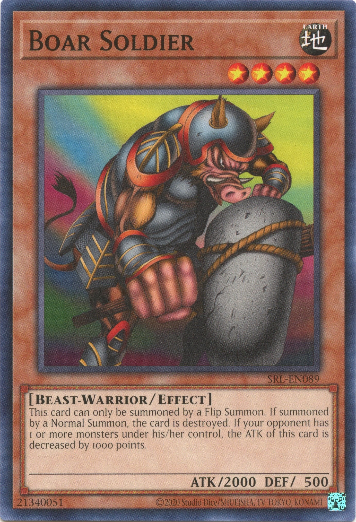 Boar Soldier (25th Anniversary) [SRL-EN089] Common | Jomio and Rueliete's Cards and Comics