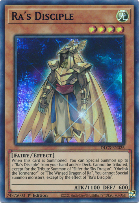 Ra's Disciple (Blue) [DLCS-EN026] Ultra Rare | Jomio and Rueliete's Cards and Comics