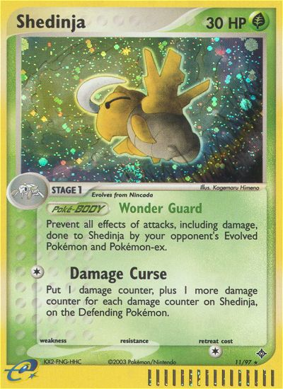 Shedinja (11/97) [EX: Dragon] | Jomio and Rueliete's Cards and Comics