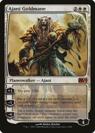 Ajani Goldmane [Magic 2010] | Jomio and Rueliete's Cards and Comics