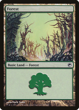 Forest (247) [Scars of Mirrodin] | Jomio and Rueliete's Cards and Comics