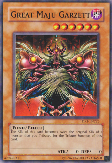 Great Maju Garzett [DR1-EN225] Common | Jomio and Rueliete's Cards and Comics