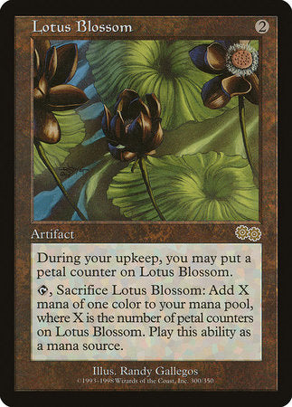 Lotus Blossom [Urza's Saga] | Jomio and Rueliete's Cards and Comics