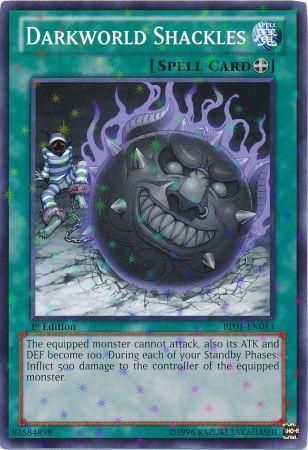 Darkworld Shackles [BP01-EN083] Starfoil Rare | Jomio and Rueliete's Cards and Comics