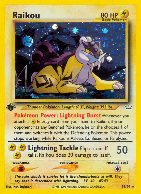 Raikou (13/64) [Neo Revelation 1st Edition] | Jomio and Rueliete's Cards and Comics