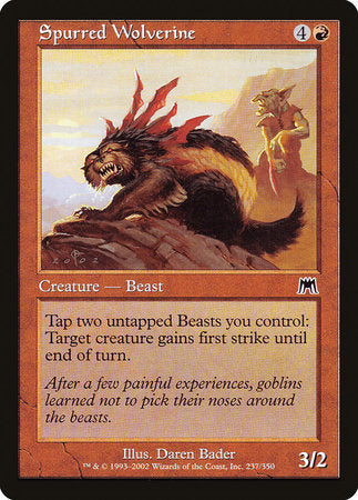 Spurred Wolverine [Onslaught] | Jomio and Rueliete's Cards and Comics