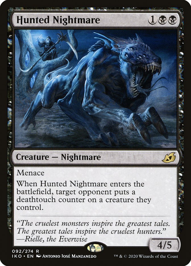 Hunted Nightmare [Ikoria: Lair of Behemoths] | Jomio and Rueliete's Cards and Comics