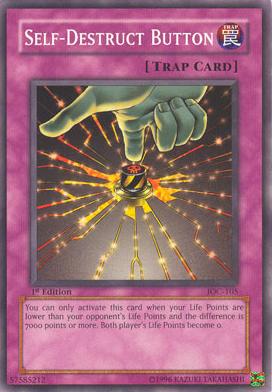 Self-Destruct Button [IOC-105] Common | Jomio and Rueliete's Cards and Comics