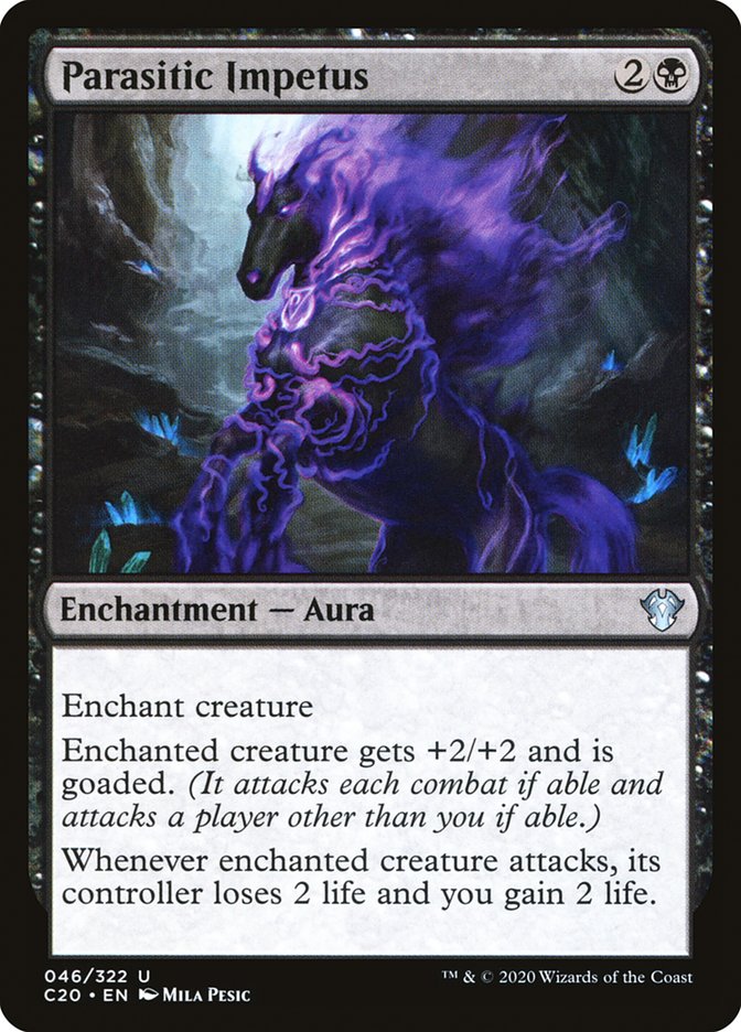 Parasitic Impetus [Commander 2020] | Jomio and Rueliete's Cards and Comics