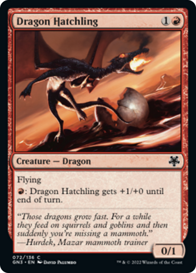 Dragon Hatchling [Game Night: Free-for-All] | Jomio and Rueliete's Cards and Comics