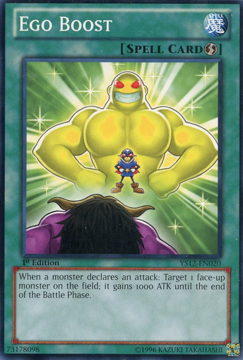 Ego Boost [YS12-EN020] Common | Jomio and Rueliete's Cards and Comics