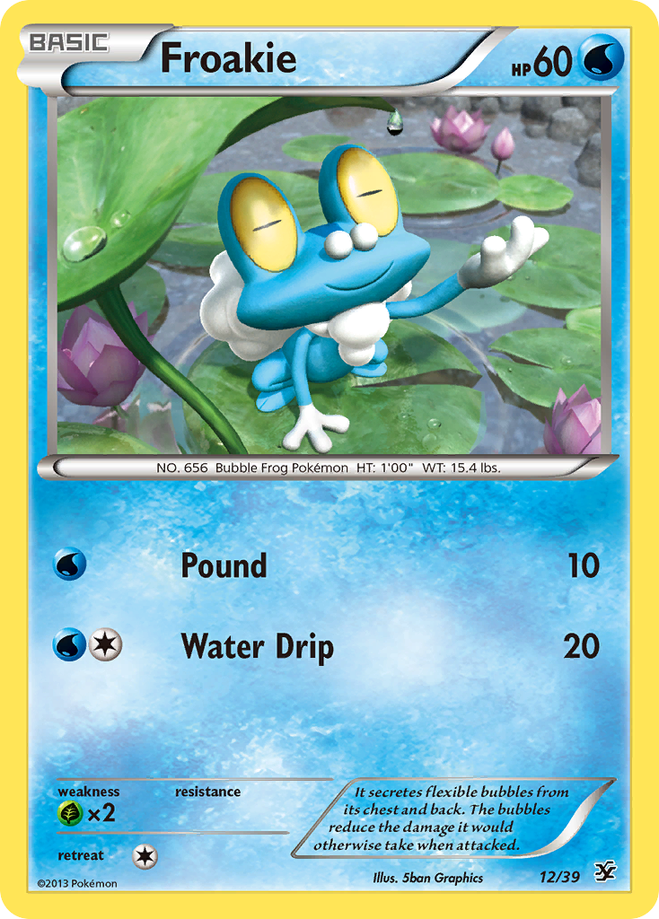 Froakie (12/39) [XY: Kalos Starter Set] | Jomio and Rueliete's Cards and Comics
