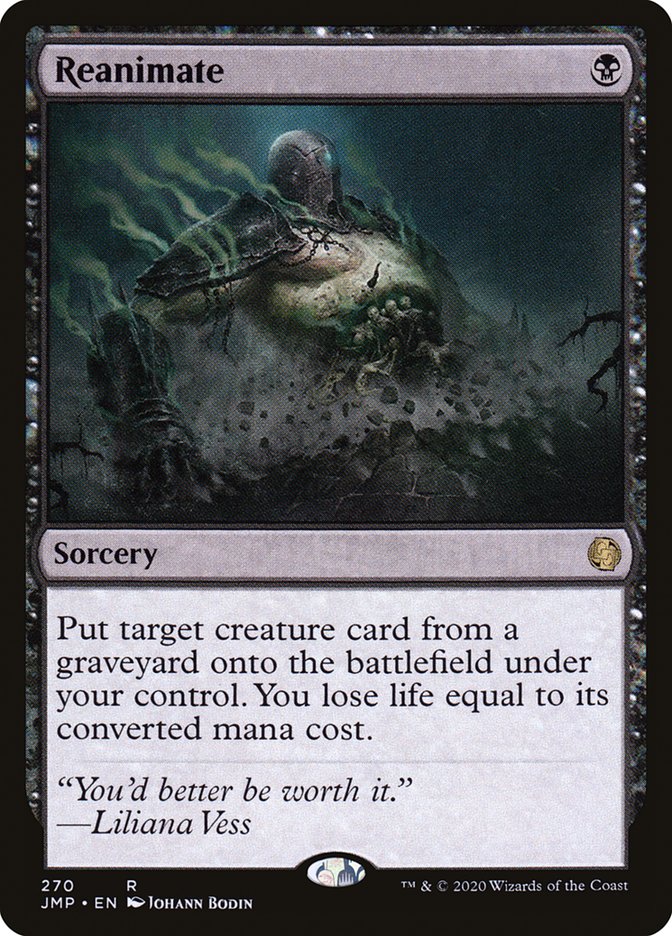 Reanimate [Jumpstart] | Jomio and Rueliete's Cards and Comics