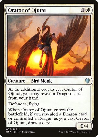 Orator of Ojutai [Commander 2017] | Jomio and Rueliete's Cards and Comics