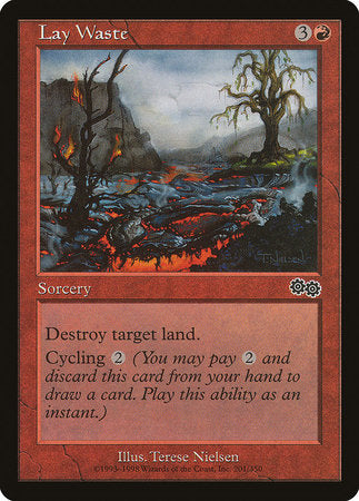 Lay Waste [Urza's Saga] | Jomio and Rueliete's Cards and Comics