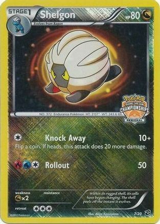 Shelgon (7/20) (Regional Championship) [Black & White: Dragon Vault] | Jomio and Rueliete's Cards and Comics