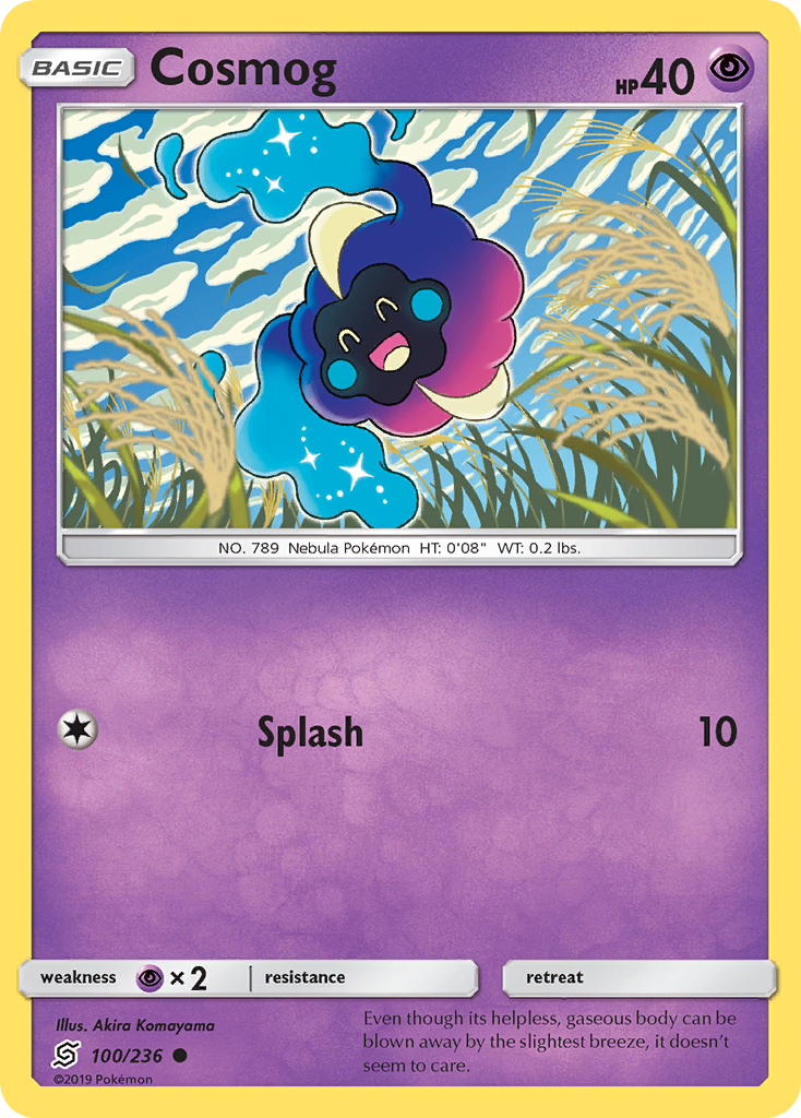 Cosmog (100/236) [Sun & Moon: Unified Minds] | Jomio and Rueliete's Cards and Comics