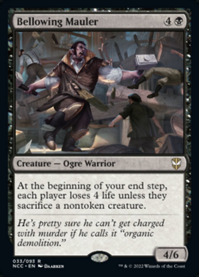 Bellowing Mauler [Streets of New Capenna Commander] | Jomio and Rueliete's Cards and Comics