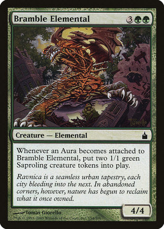Bramble Elemental [Ravnica: City of Guilds] | Jomio and Rueliete's Cards and Comics