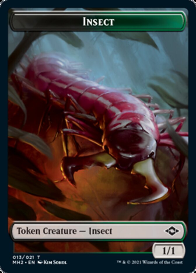 Insect Token [Modern Horizons 2 Tokens] | Jomio and Rueliete's Cards and Comics