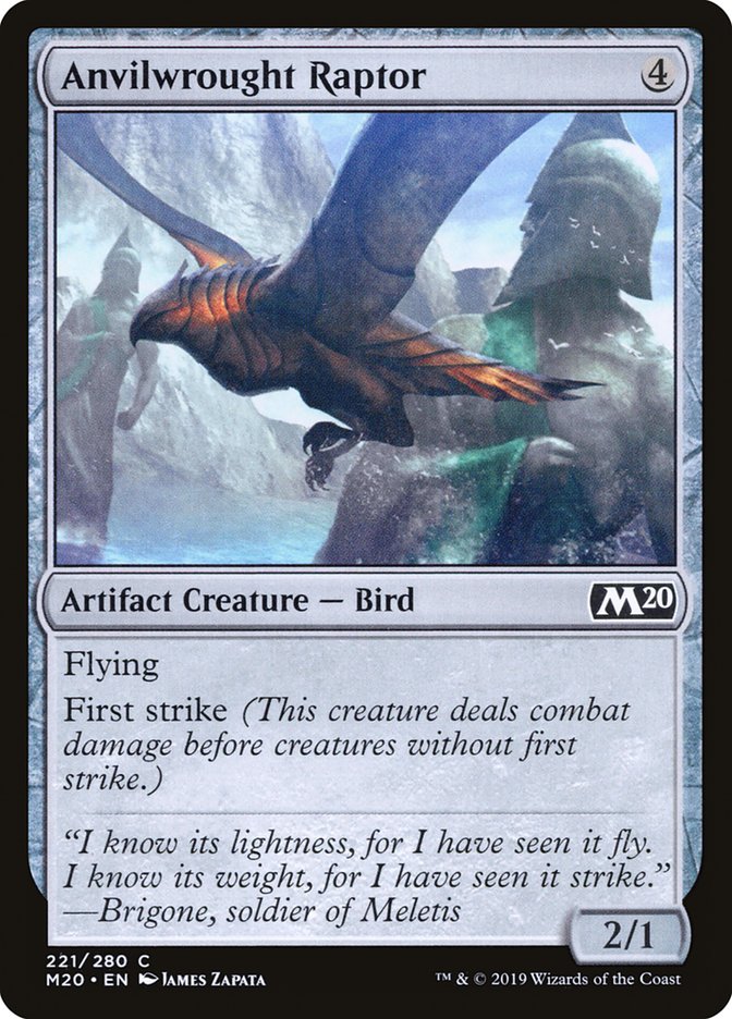 Anvilwrought Raptor [Core Set 2020] | Jomio and Rueliete's Cards and Comics