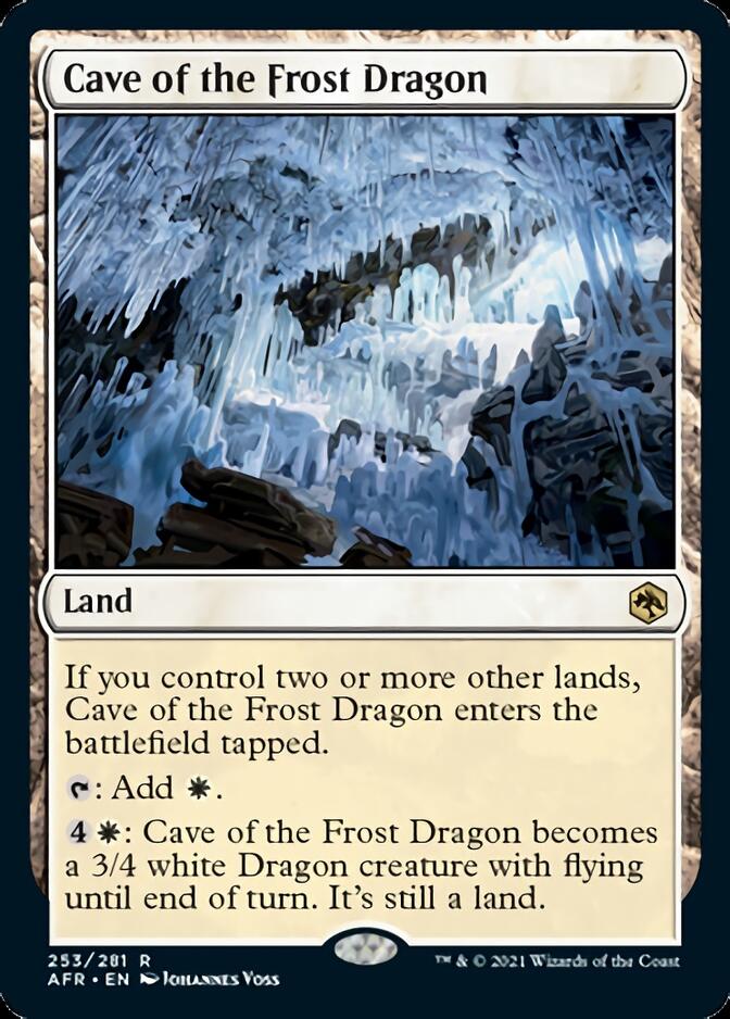 Cave of the Frost Dragon [Dungeons & Dragons: Adventures in the Forgotten Realms] | Jomio and Rueliete's Cards and Comics