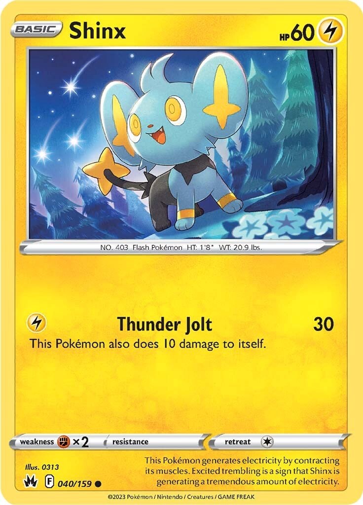 Shinx (040/159) (40) [Sword & Shield: Crown Zenith] | Jomio and Rueliete's Cards and Comics