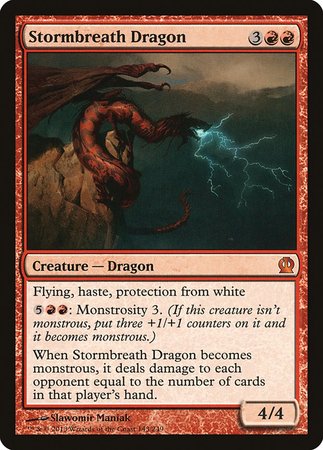 Stormbreath Dragon [Theros] | Jomio and Rueliete's Cards and Comics