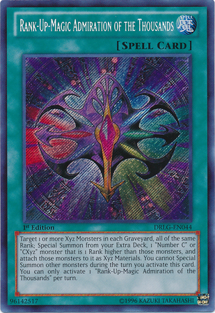 Rank-Up-Magic Admiration of the Thousands [DRLG-EN044] Secret Rare | Jomio and Rueliete's Cards and Comics