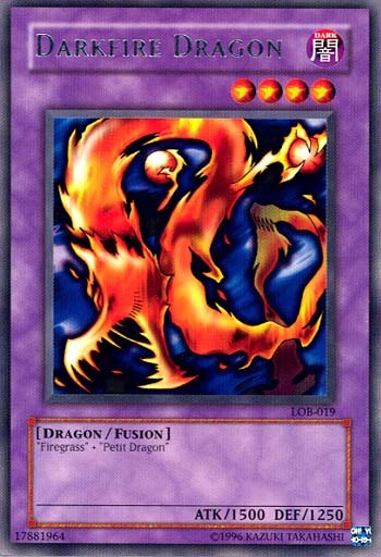 Darkfire Dragon [LOB-019] Rare | Jomio and Rueliete's Cards and Comics