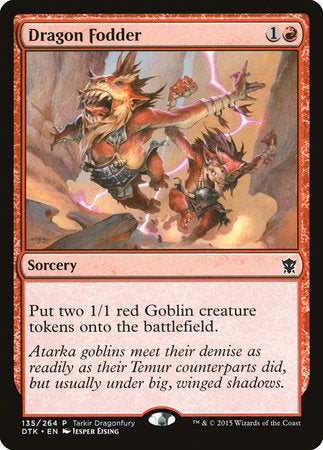 Dragon Fodder [Tarkir Dragonfury] | Jomio and Rueliete's Cards and Comics