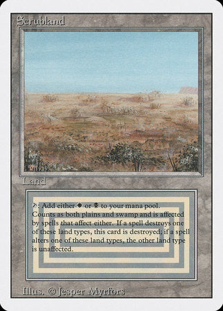 Scrubland [Revised Edition] | Jomio and Rueliete's Cards and Comics