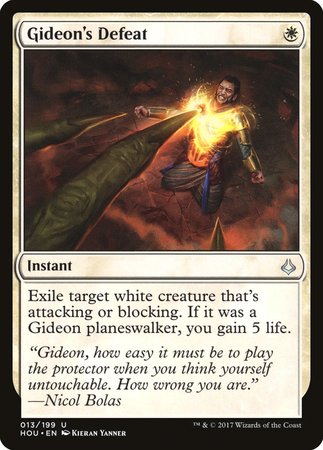 Gideon's Defeat [Hour of Devastation] | Jomio and Rueliete's Cards and Comics
