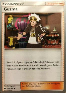 Guzma (115/147) (Buzzroc - Naohito Inoue) [World Championships 2018] | Jomio and Rueliete's Cards and Comics