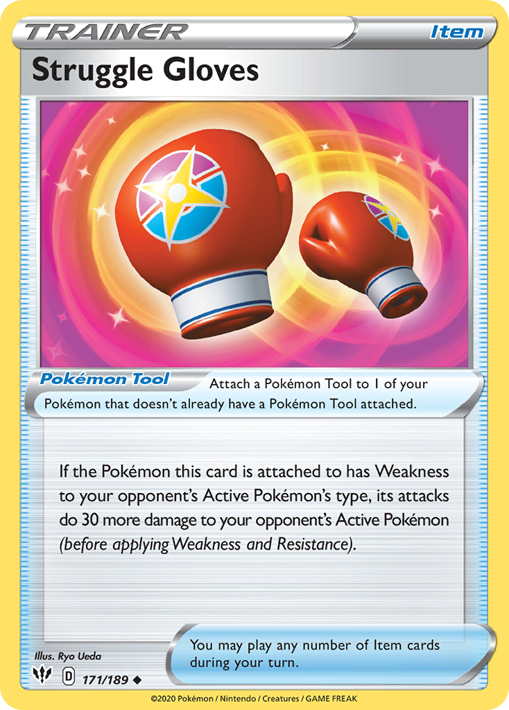 Struggle Gloves (171/189) [Sword & Shield: Darkness Ablaze] | Jomio and Rueliete's Cards and Comics