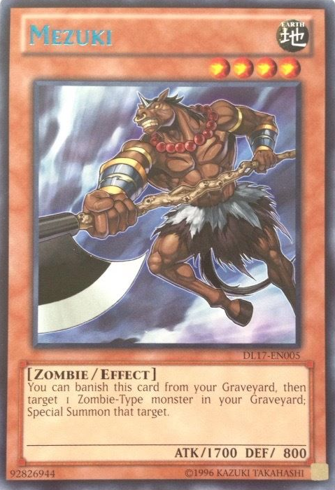 Mezuki (Blue) [DL17-EN005] Rare | Jomio and Rueliete's Cards and Comics