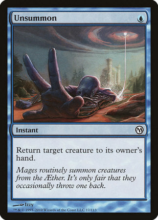 Unsummon [Duels of the Planeswalkers] | Jomio and Rueliete's Cards and Comics