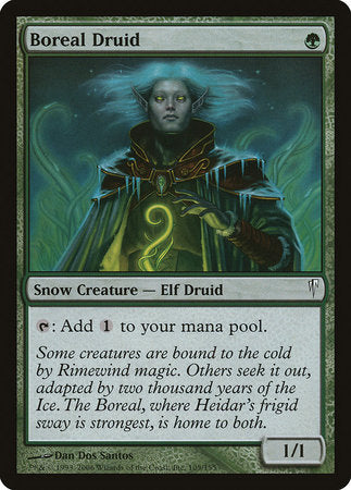 Boreal Druid [Coldsnap] | Jomio and Rueliete's Cards and Comics